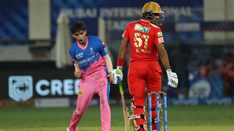 PBKS vs RR Cricket Scorecard, 32nd Match at Dubai.